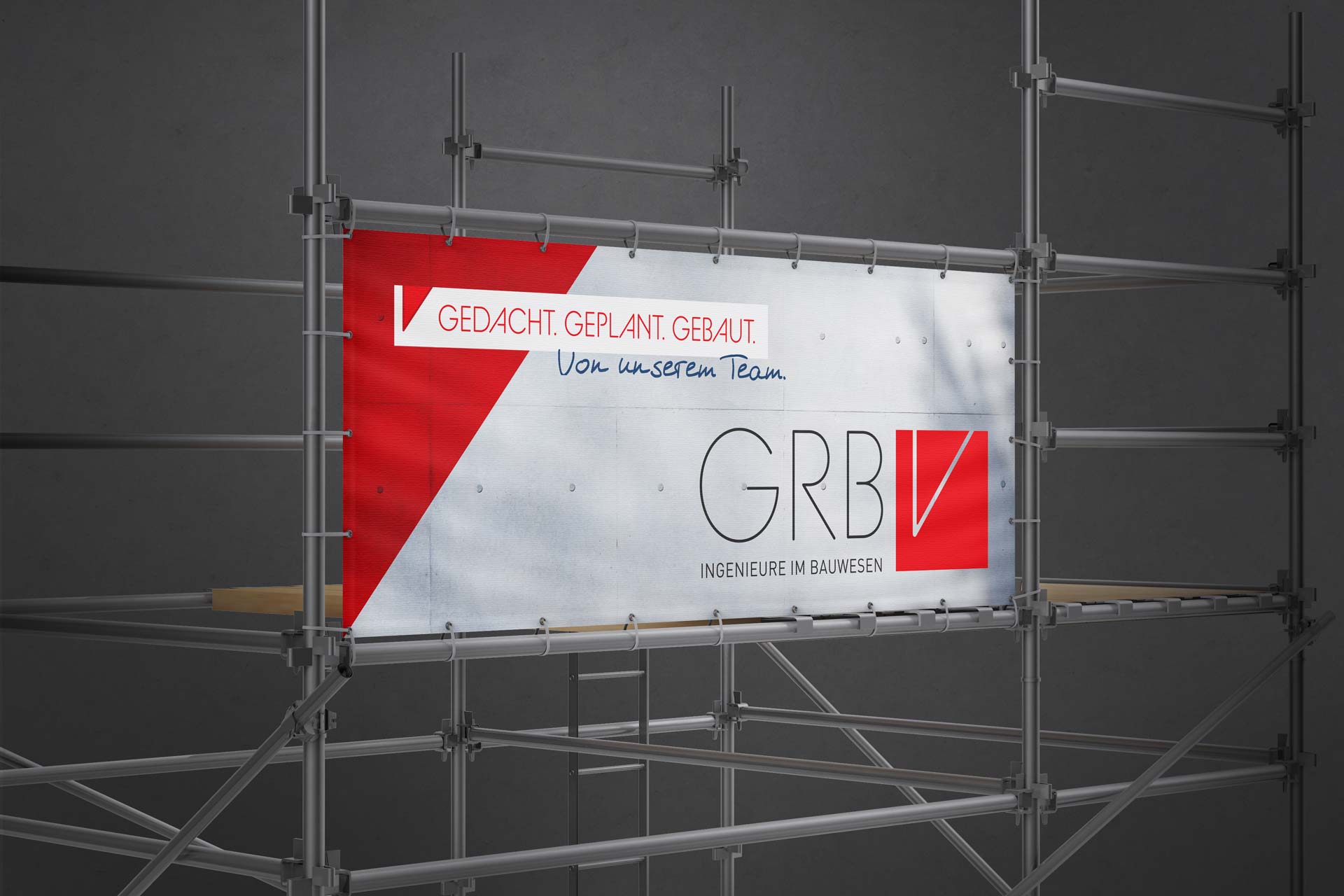 GRBV – Baustellenbanner