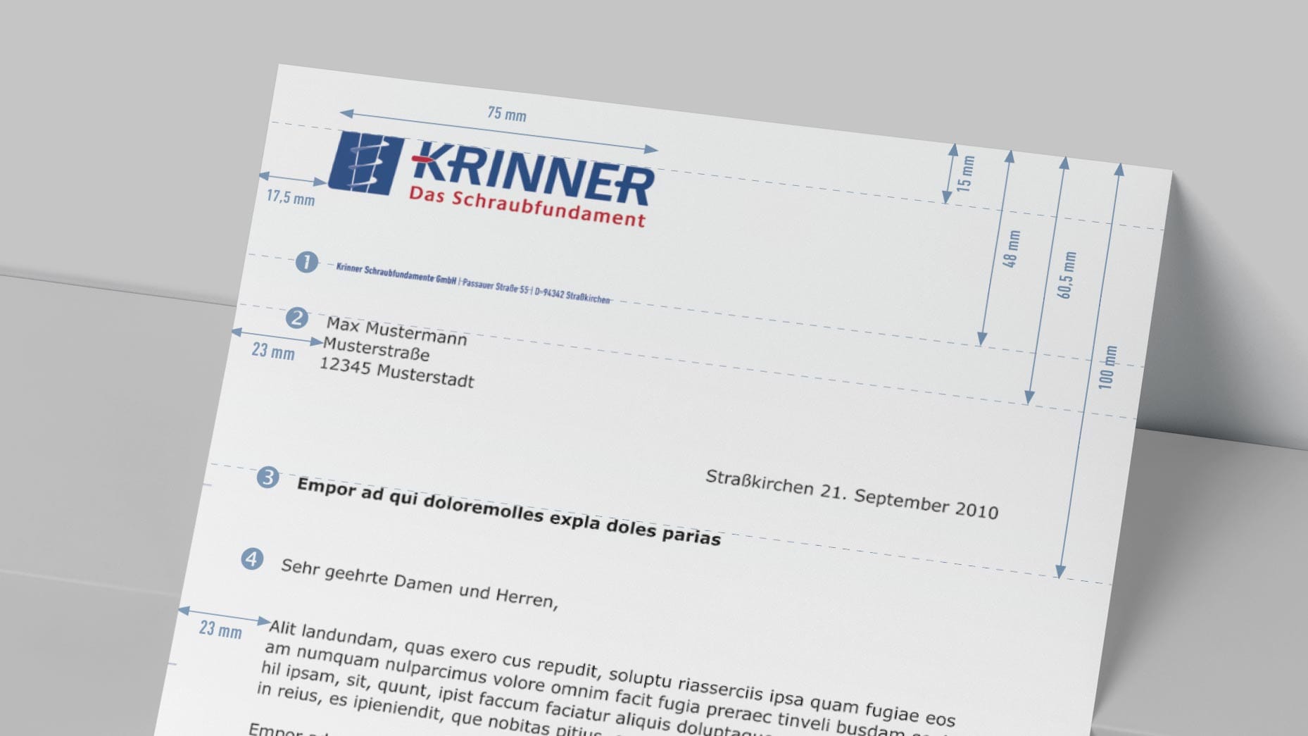 Krinner Schraubfundamente – Corporate Design