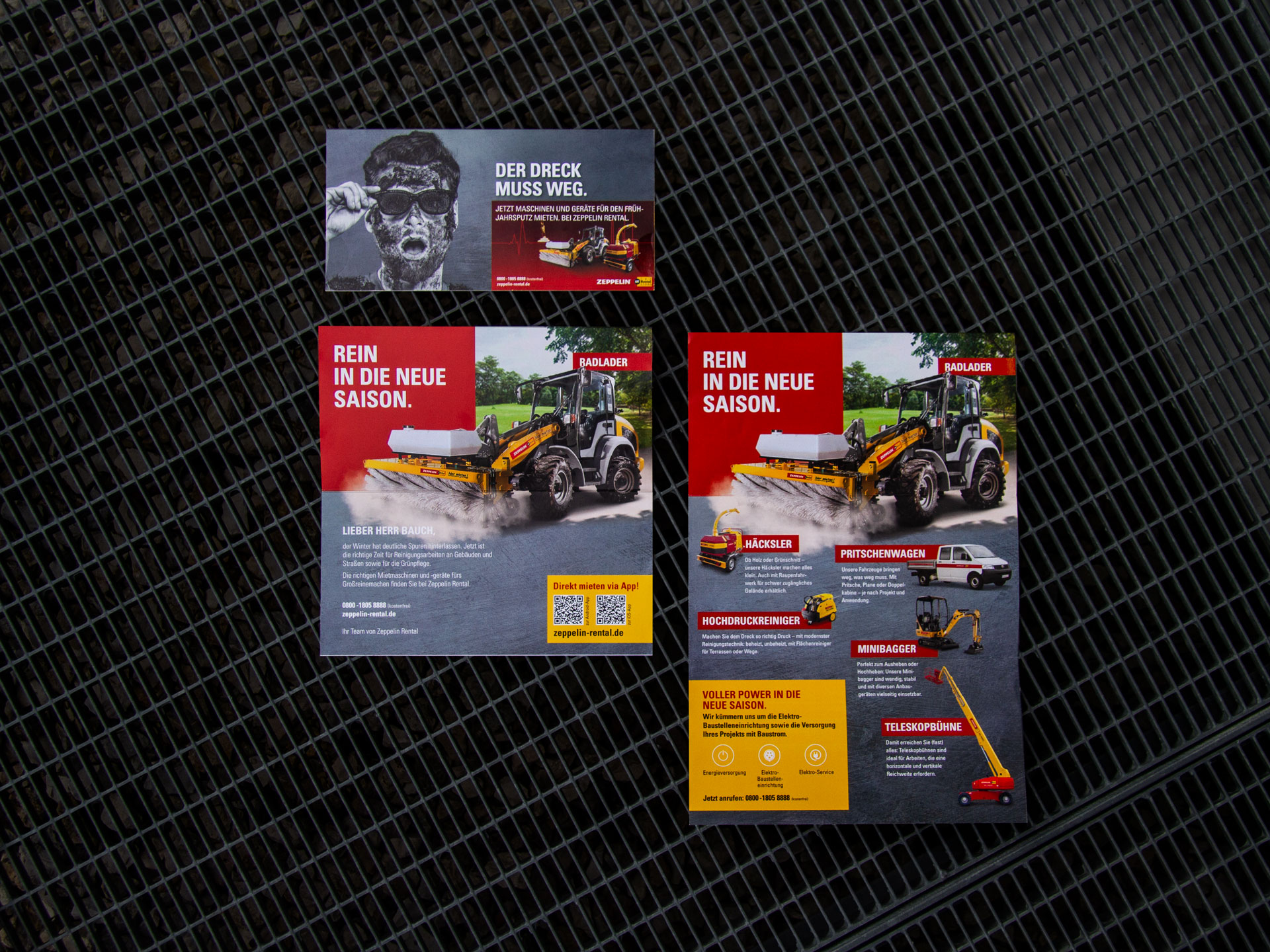 Zeppelin Rental – Mailings 2